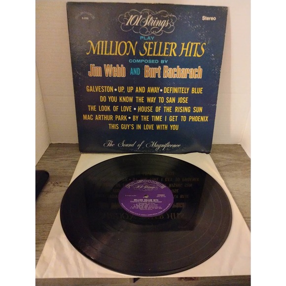 101 Strings Play Million Seller Hits Alshire S-5162 John Webb and Burt Bacharach - Picture 1 of 6